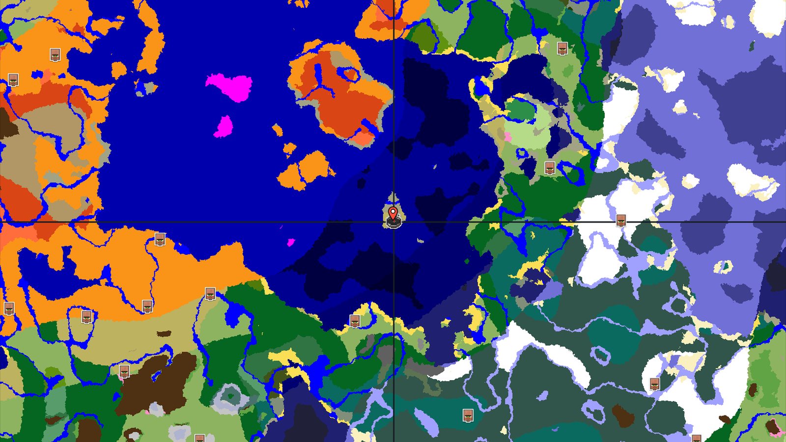 Spawn on a Lonely Stony Island, Village Nearby — Minecraft seed preview