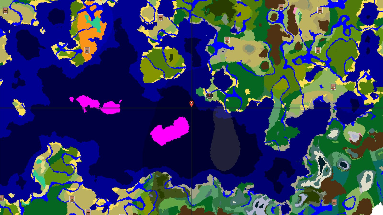 Spawn Near a Flower Forest and Mushroom Fields — Minecraft seed preview