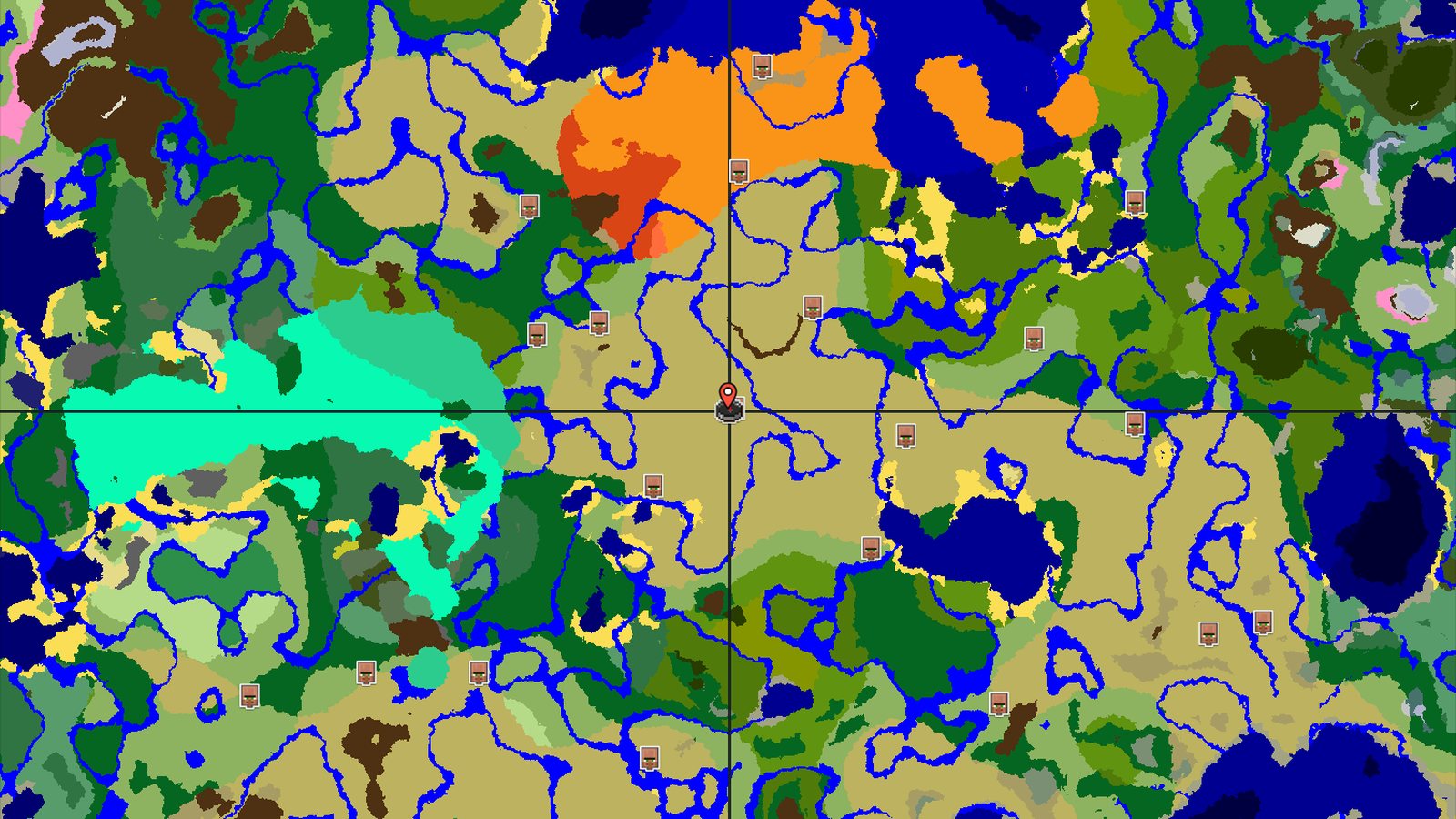 Savanna Start with a Village Just Steps Away — Minecraft seed preview
