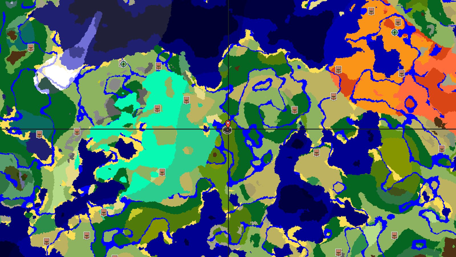Jungle and Mangrove Swamp with Bamboo Jungle — Minecraft seed preview