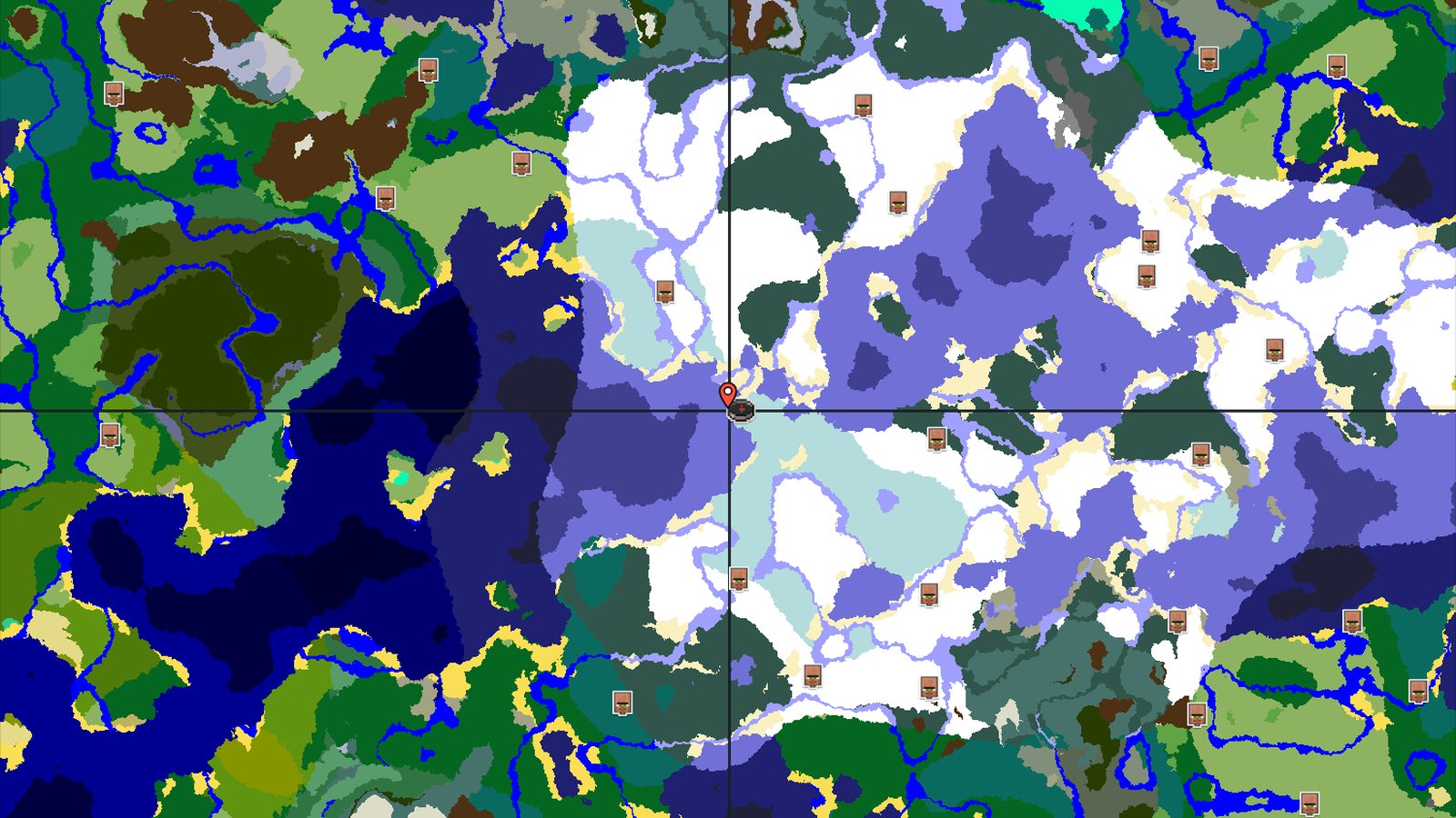 Ice Spikes Spawn with Nearby Trial Chambers — Minecraft seed preview