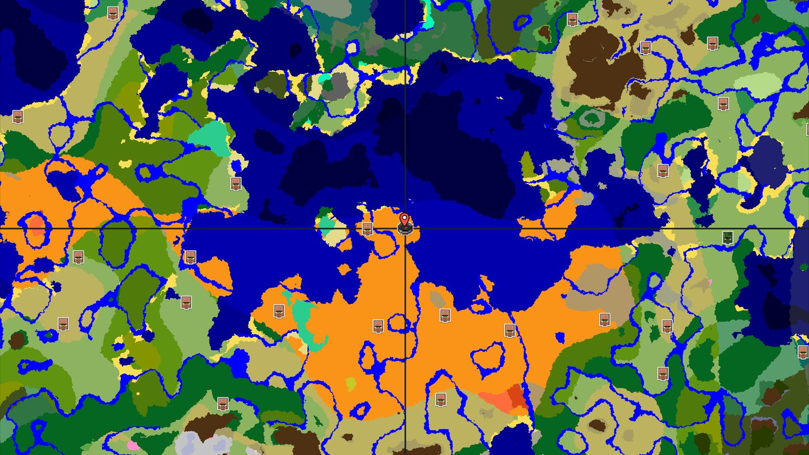 Pillager Outpost Right at Spawn — Minecraft seed preview