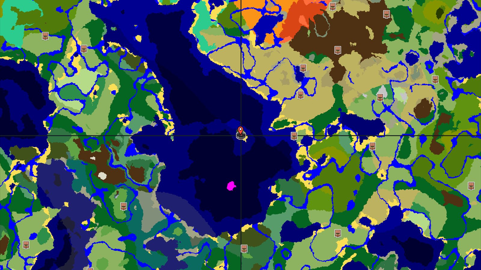 Spawn on a Dark Forest Isle, Surrounded by Ocean — Minecraft seed preview
