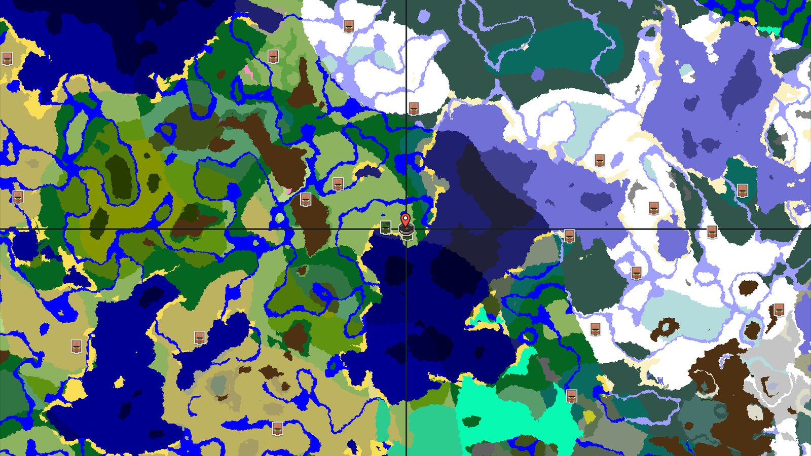 A Village and Trial Chambers Near a Plains Spawn — Minecraft seed preview