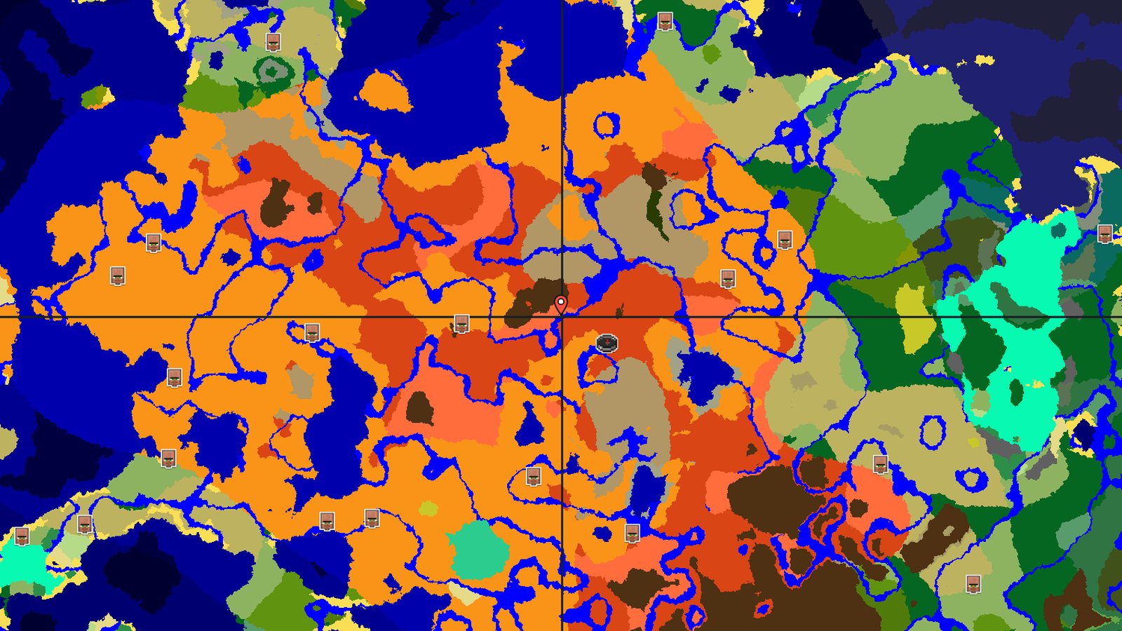 Ruined Portal at Badlands Spawn — Minecraft seed preview