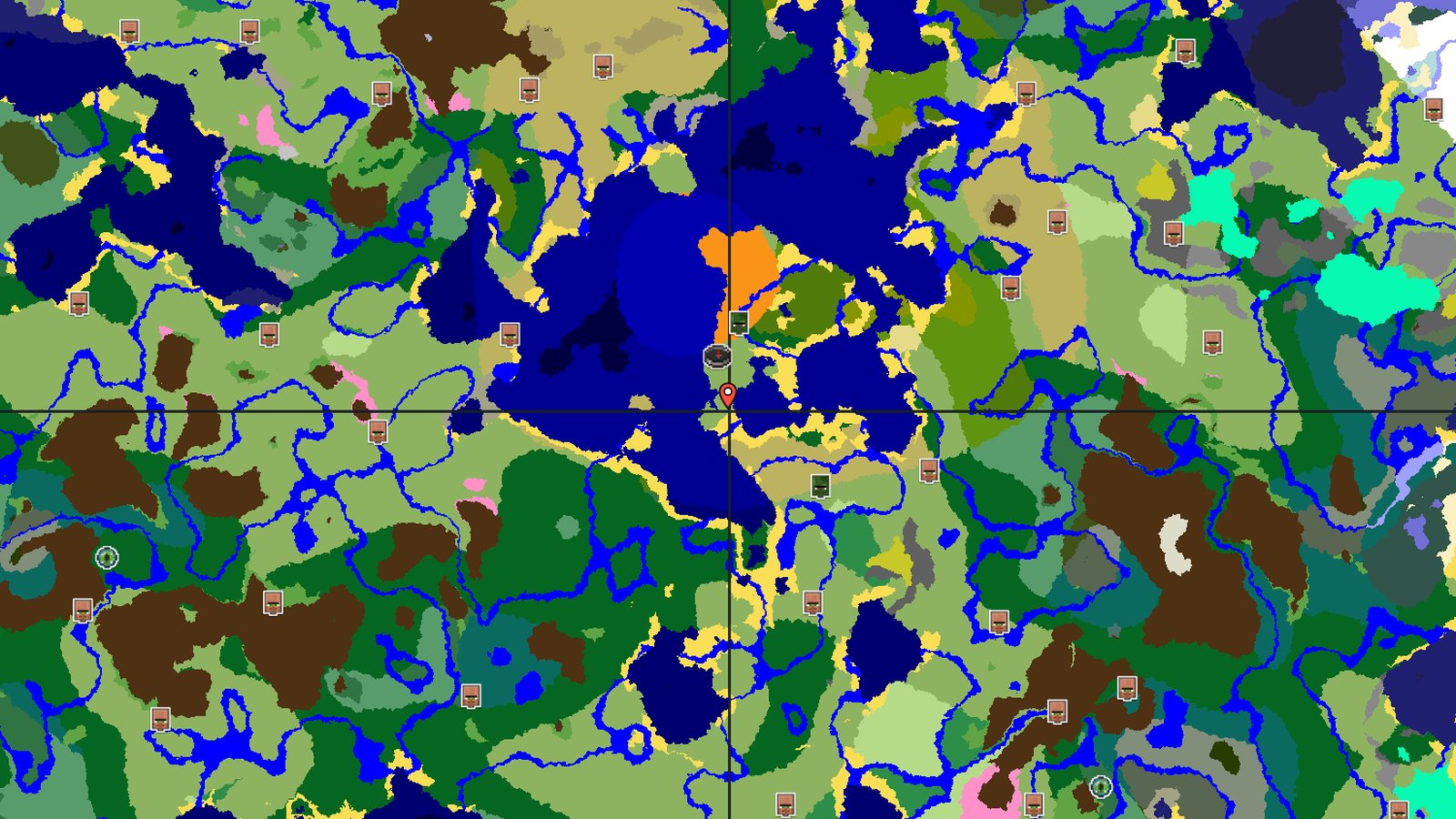Coastal Desert with an Abandoned Village — Minecraft seed preview