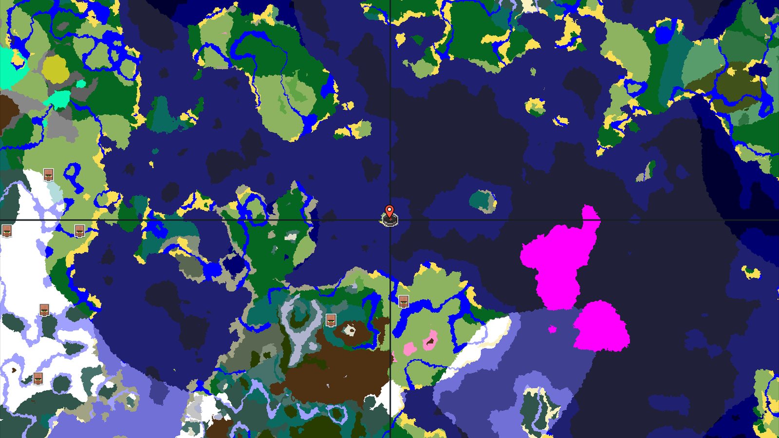 Spawn on a Plains Island, Surrounded by Ocean — Minecraft seed preview