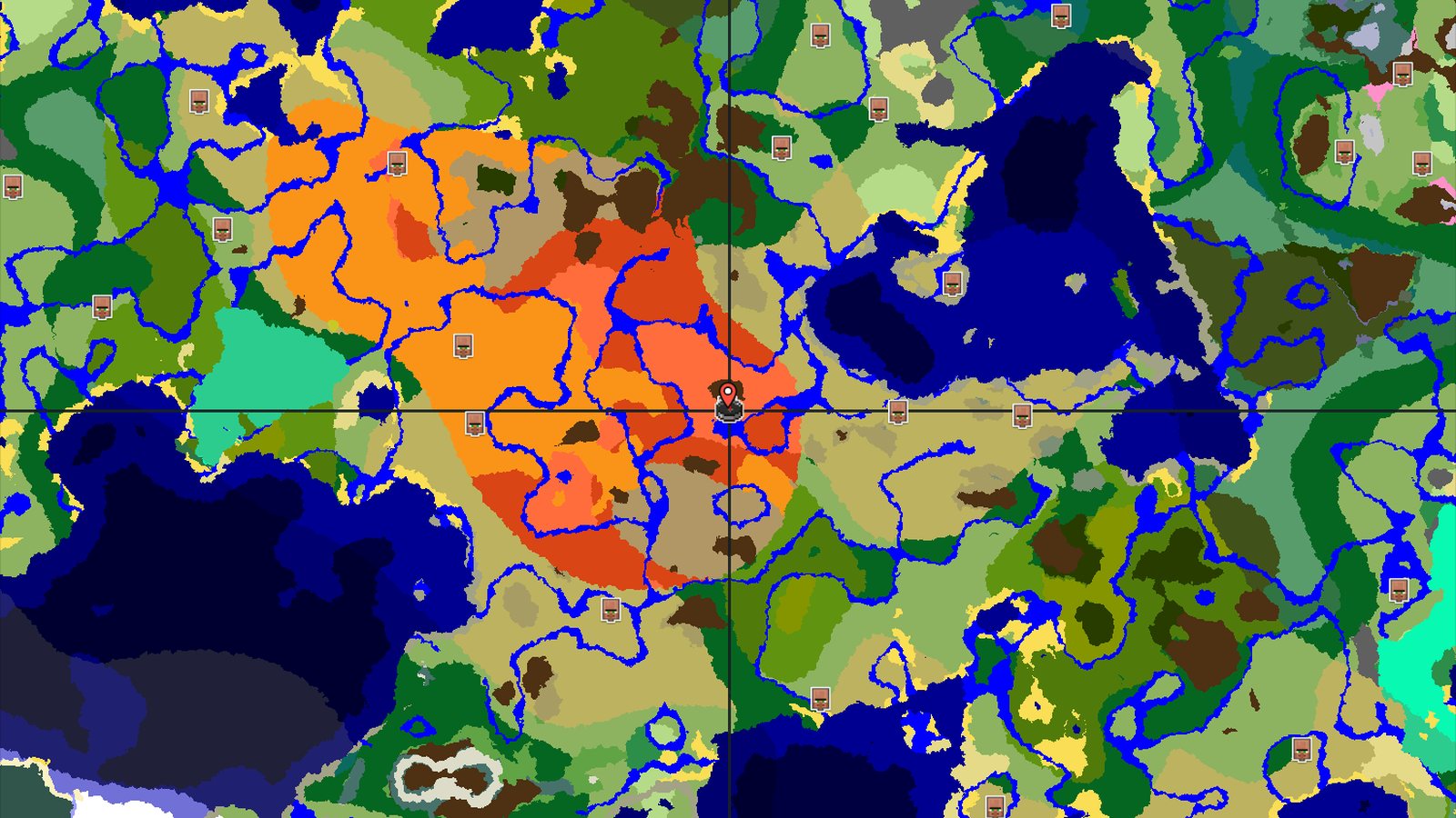 Spawn in a Desert Village with Badlands Nearby — Minecraft seed preview