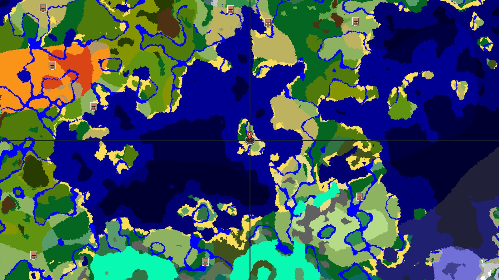 Forest Island with Shipwreck — Minecraft seed preview