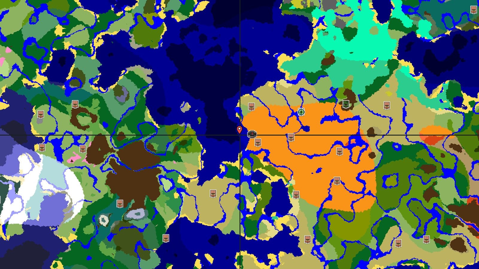 Desert Spawn with Nearby Village and Trial Chambers — Minecraft seed preview