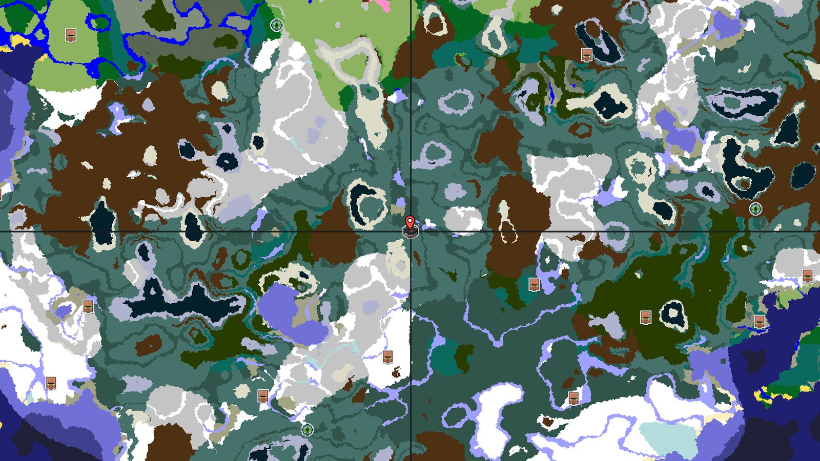 Spawn in a Grove, With Jagged Peaks and Trials Nearby — Minecraft seed preview