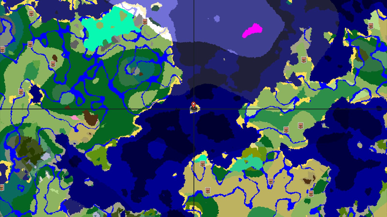 Spawn Near a Shipwreck with a World of Water — Minecraft seed preview