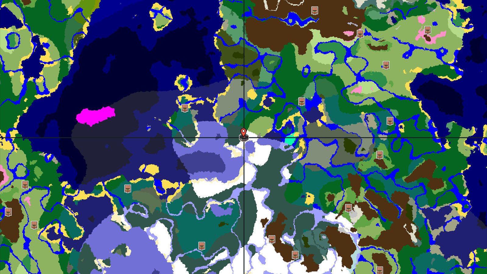 Abandoned Camp in a Snowy Taiga with a Lake — Minecraft seed preview