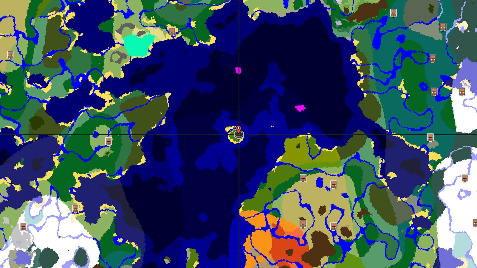 A Jungle Island Start with Nearby Treasures — Minecraft seed preview