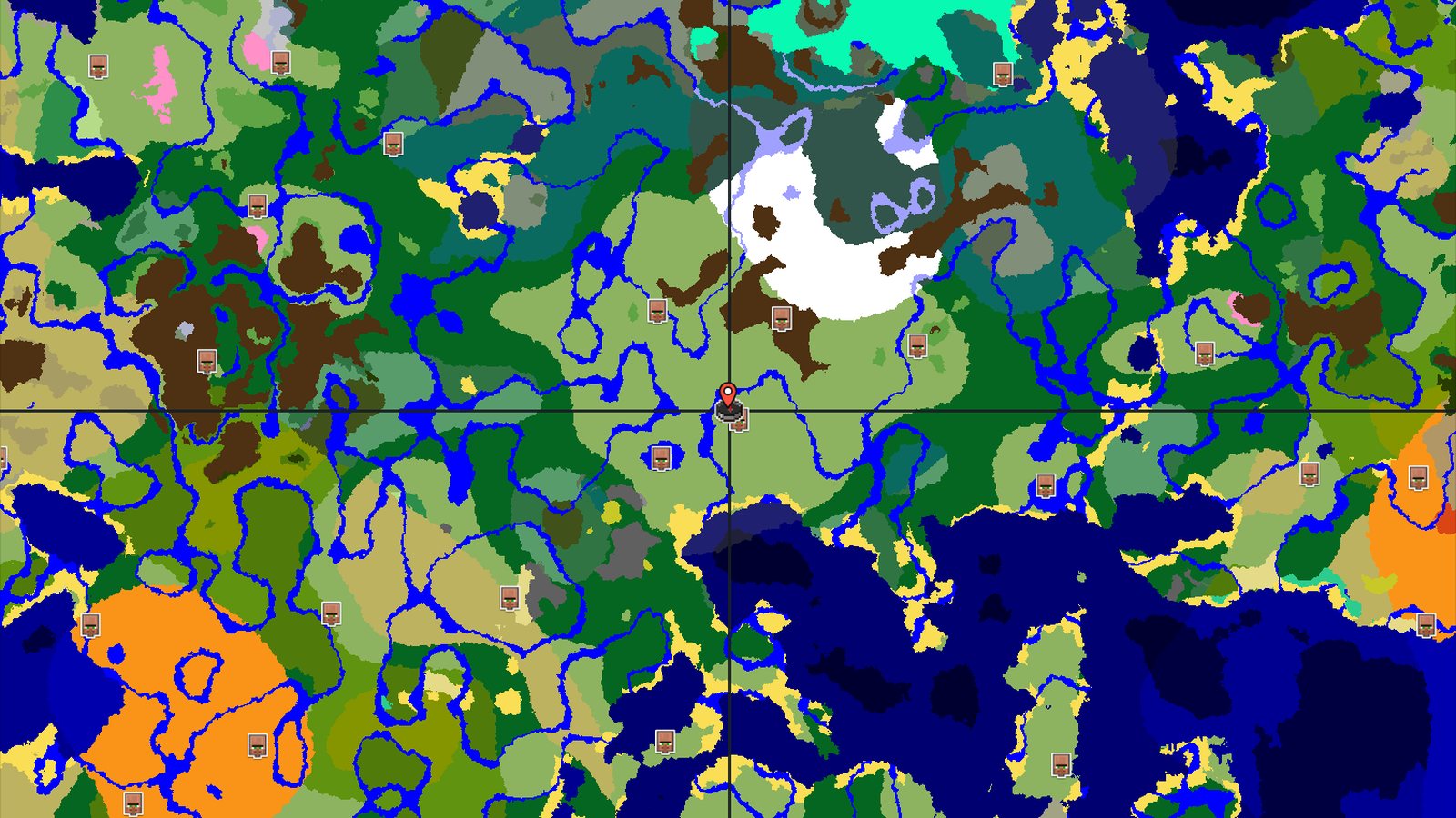 A Village and Mineshaft Close to a Plains Spawn — Minecraft seed preview