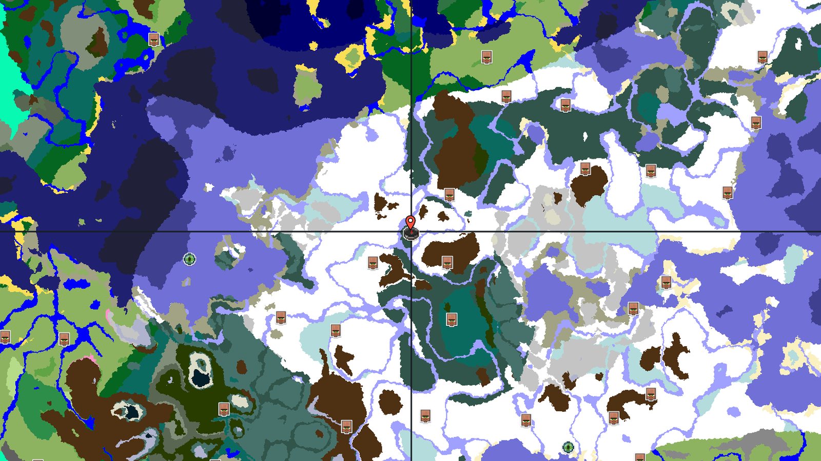 Spawn in Snowy Plains With Nearby Trial Chambers — Minecraft seed preview