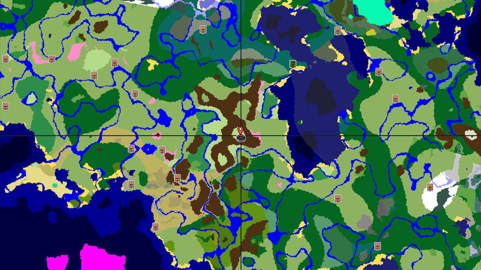 Cherry Grove Mountainside with Nearby Trial Chambers — Minecraft seed preview