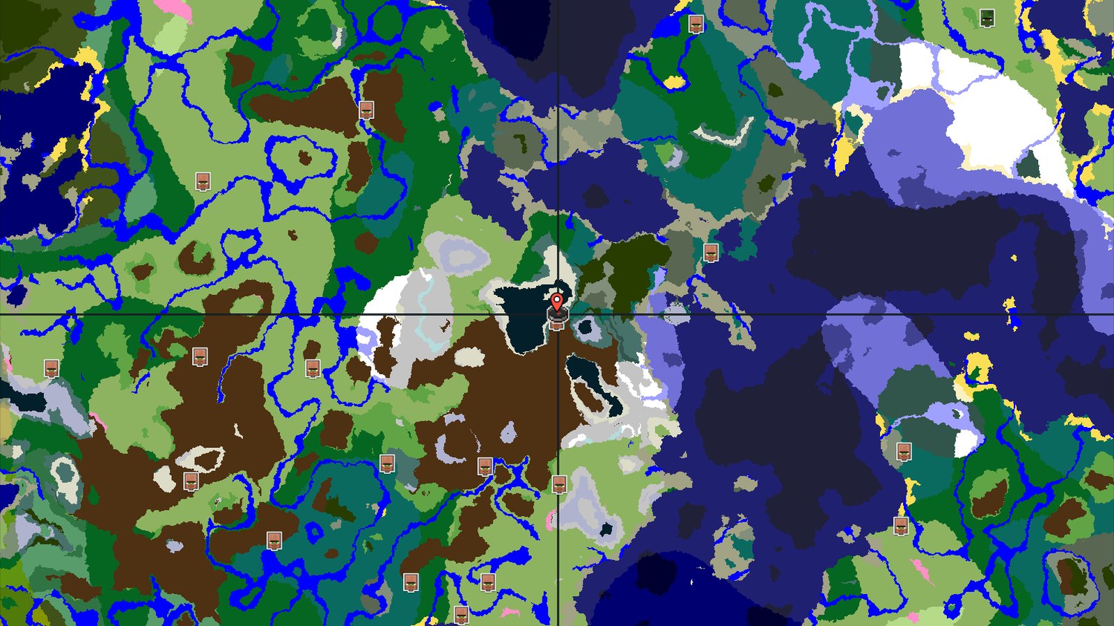 Alpine Start: A Mountainous Seed with Close Structures — Minecraft seed preview