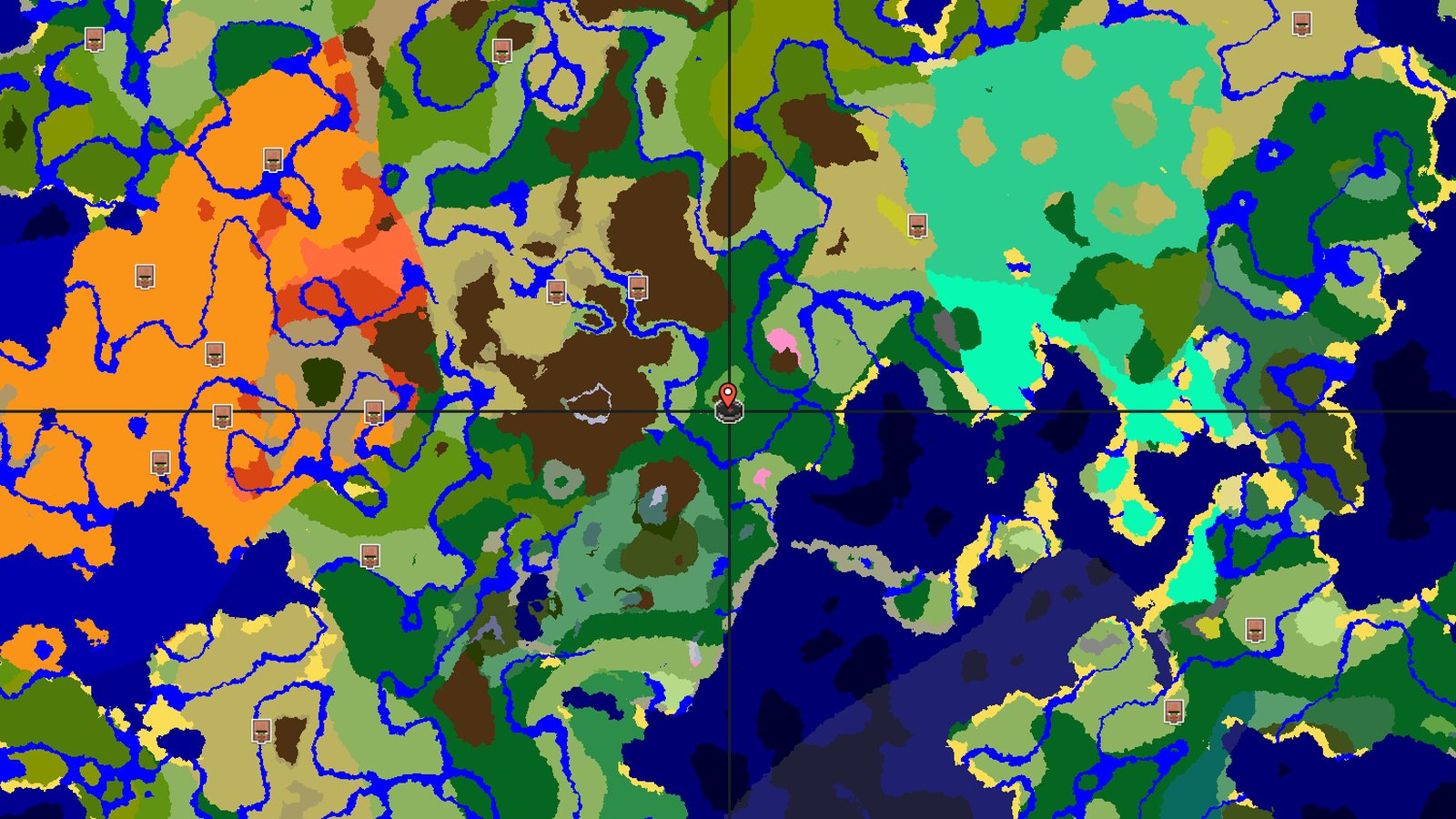 Spawn in a Forest, Cherry Grove Nearby — Minecraft seed preview