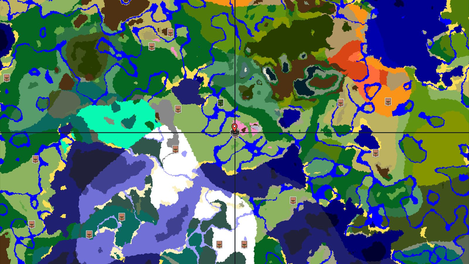 Spawn in Plains with a Village and Cherry Grove Nearby — Minecraft seed preview
