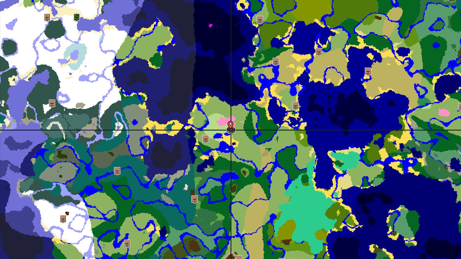 Spawn Near a Cherry Grove and Buried Treasure — Minecraft seed preview