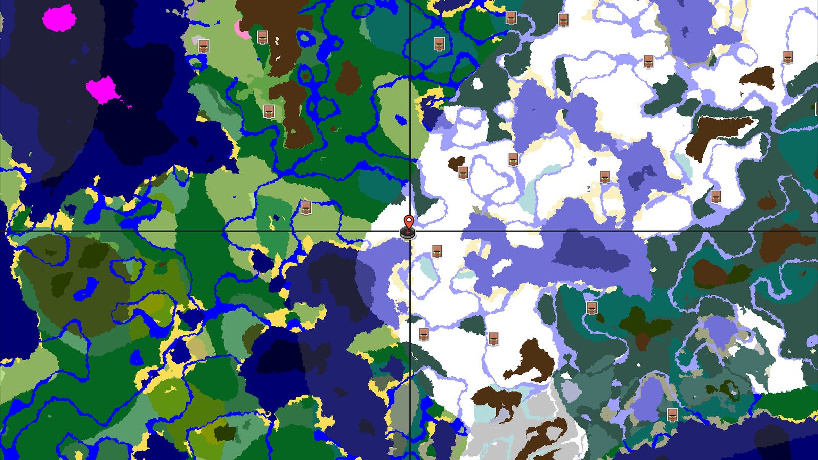 Ice Spikes Near Spawn in a Snowy World — Minecraft seed preview