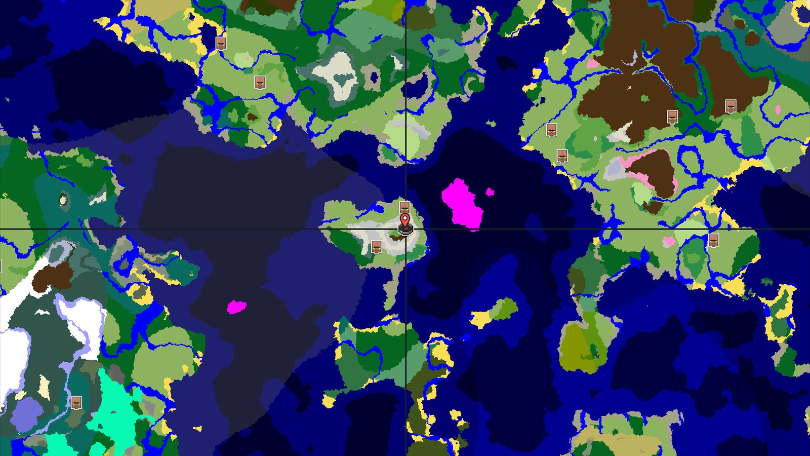 Spawn Near a Giant Mountain and Mushroom Fields — Minecraft seed preview