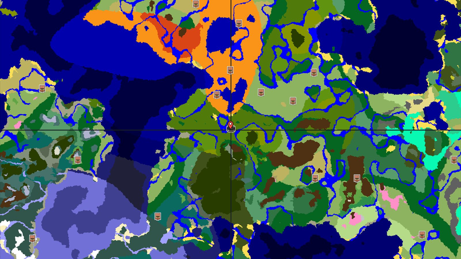 Jungle Spawn with Nearby Treasures and Peaks — Minecraft seed preview