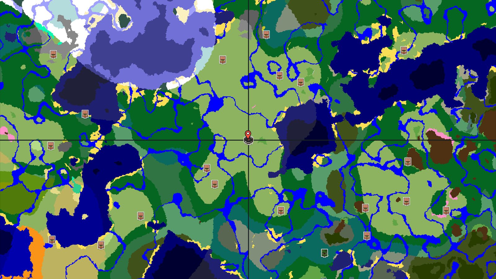 A Quick Village Start with Hidden Gems — Minecraft seed preview