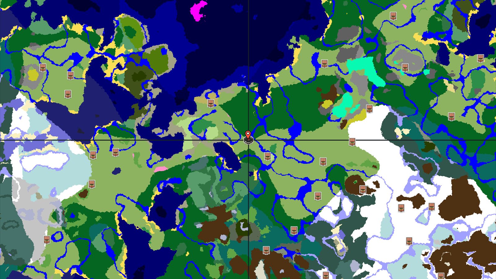 A Modest Start with Convenient Early Mining — Minecraft seed preview