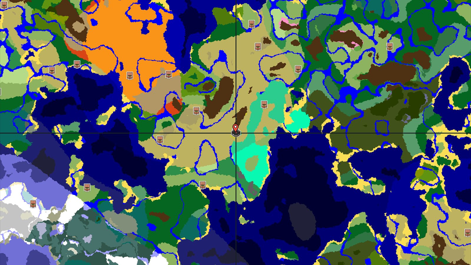 Savanna Start with a Village at Ground Zero — Minecraft seed preview