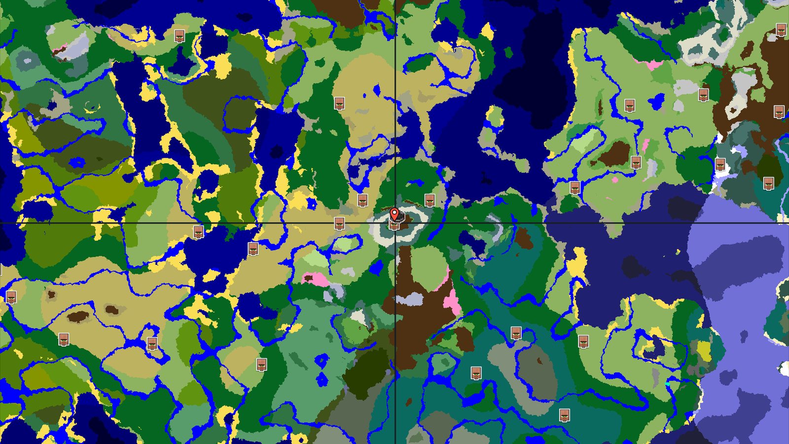 Spawn in a Meadow, Mountains and Mineshafts Nearby — Minecraft seed preview