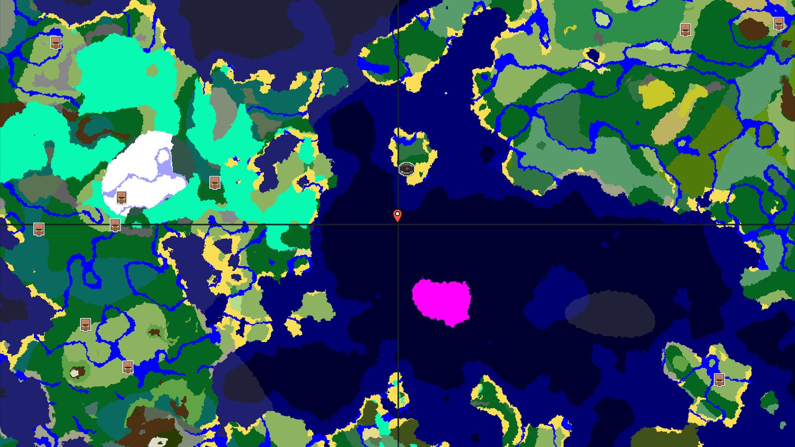 Ocean-Side Spawn with Nearby Trial Chambers — Minecraft seed preview