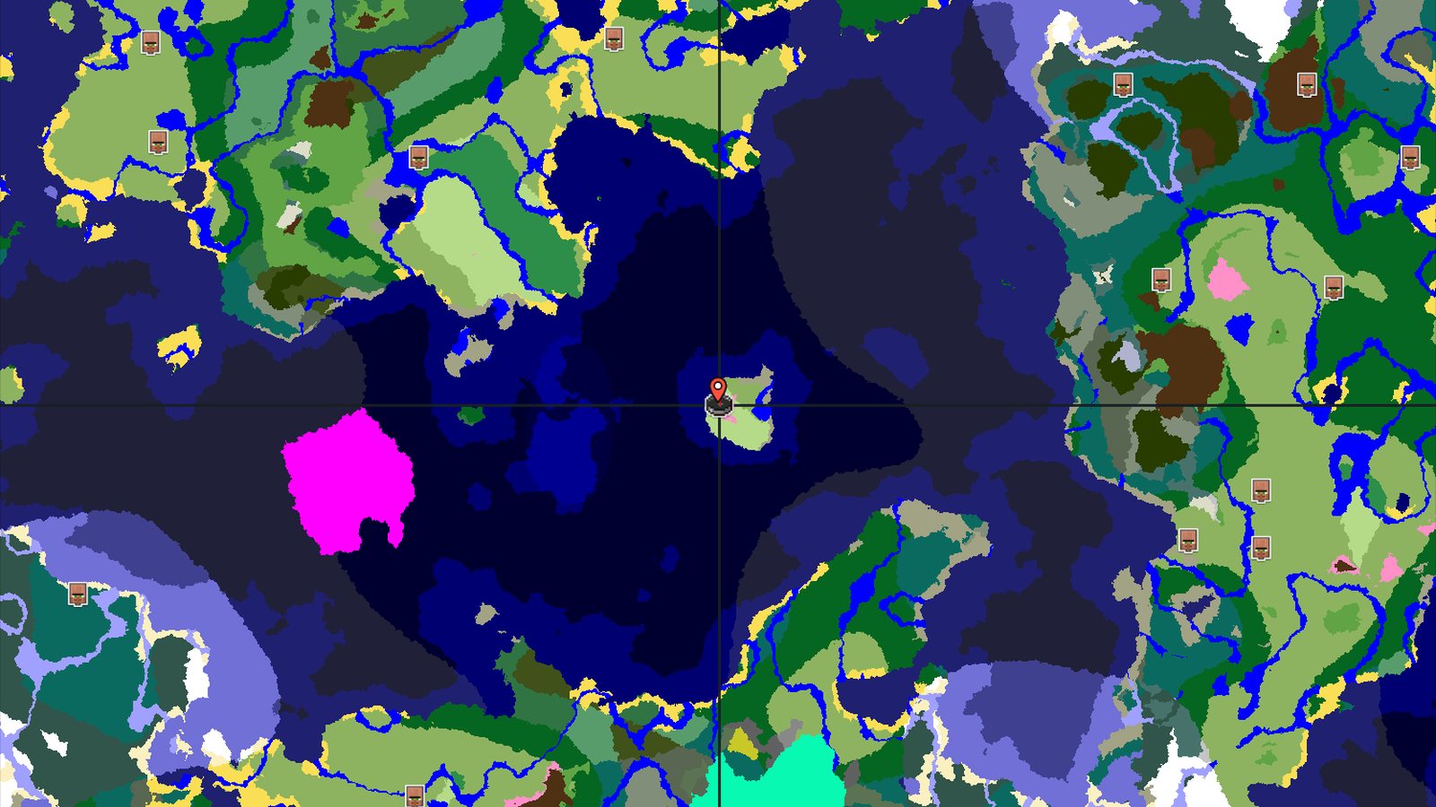 An Island Start with a Nearby Cherry Grove — Minecraft seed preview