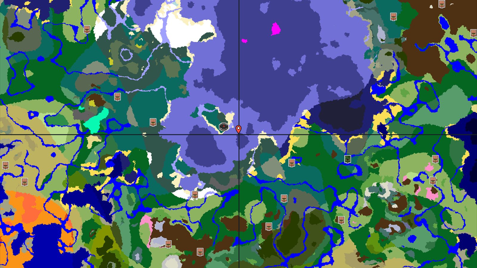 A Cold Start with Close Chambers and Ocean Exploration — Minecraft seed preview