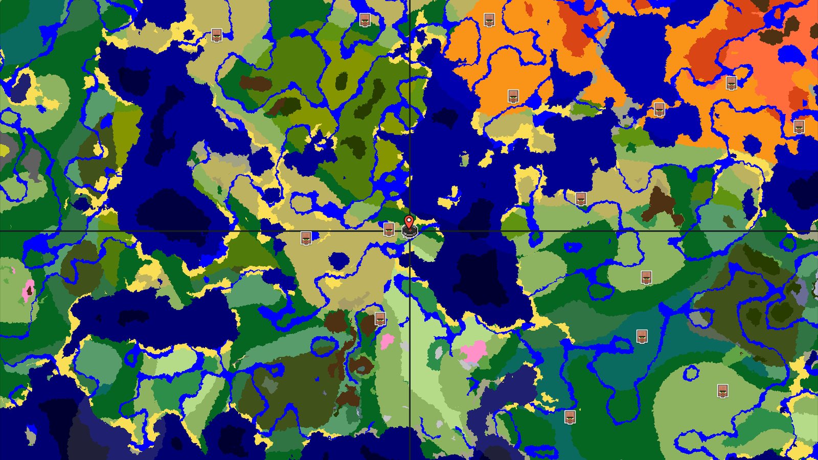 A Quick Village Start with Nearby Savanna and Jungle — Minecraft seed preview