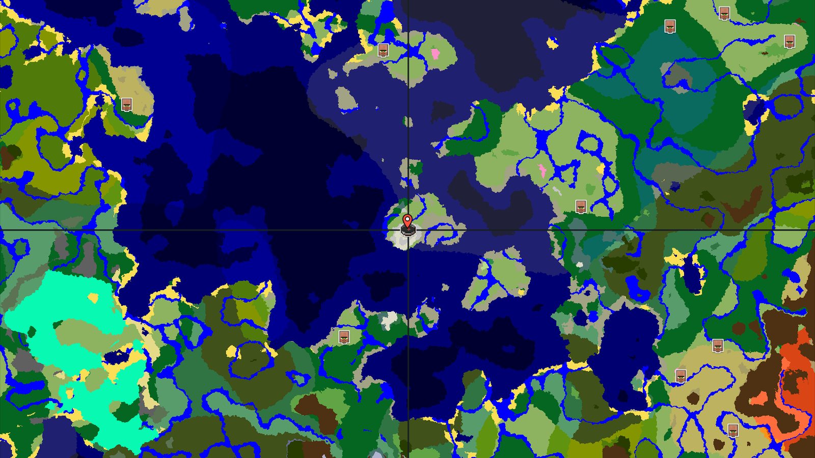 Spawn on Jagged Peaks with an Ancient City Nearby — Minecraft seed preview