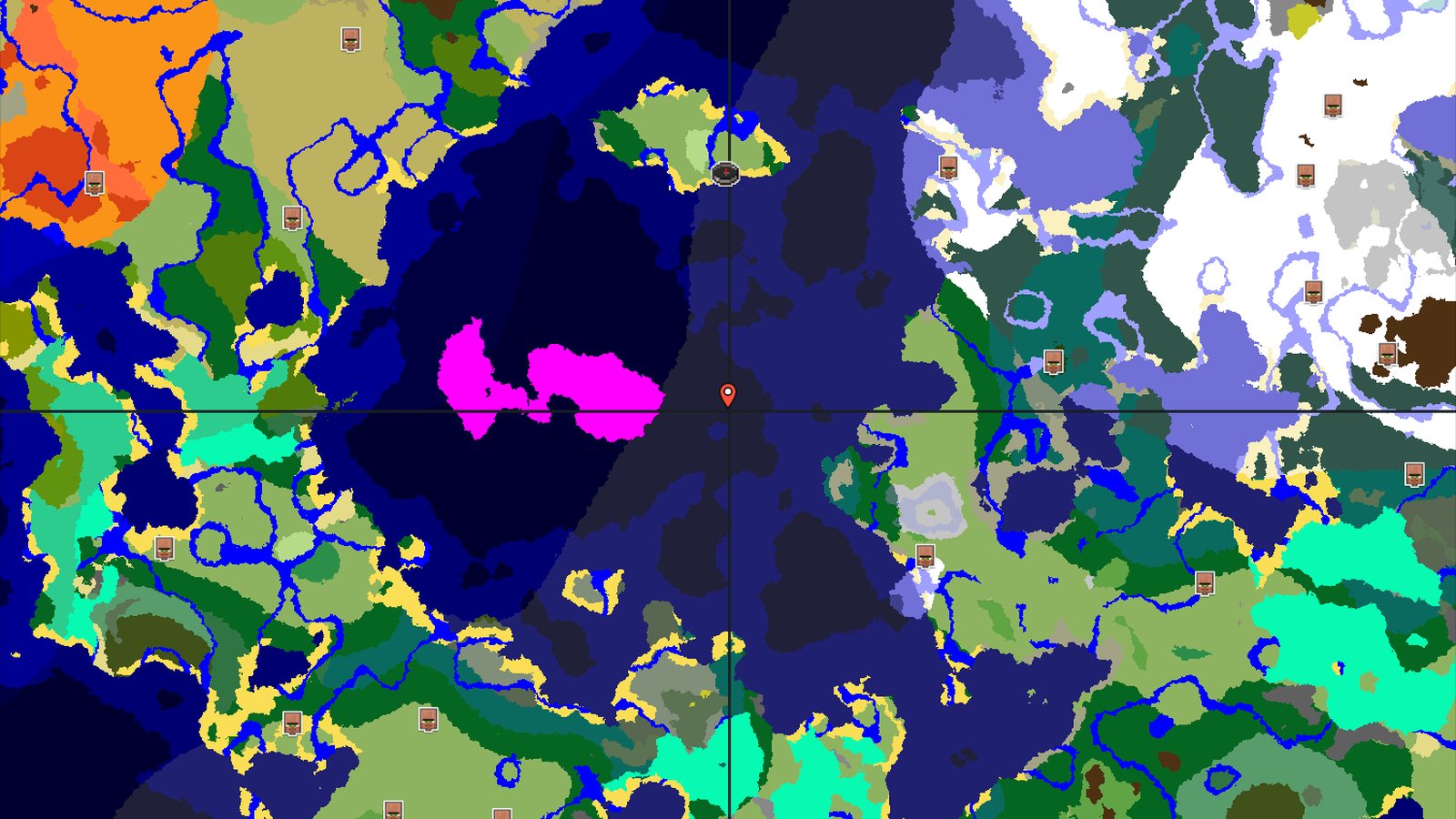 Mushroom Fields Near a Plains Spawn — Minecraft seed preview