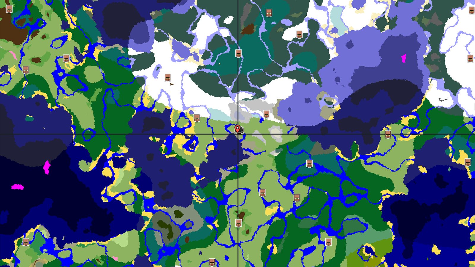 Ancient City Near Snowy Peaks and Ice Spikes — Minecraft seed preview