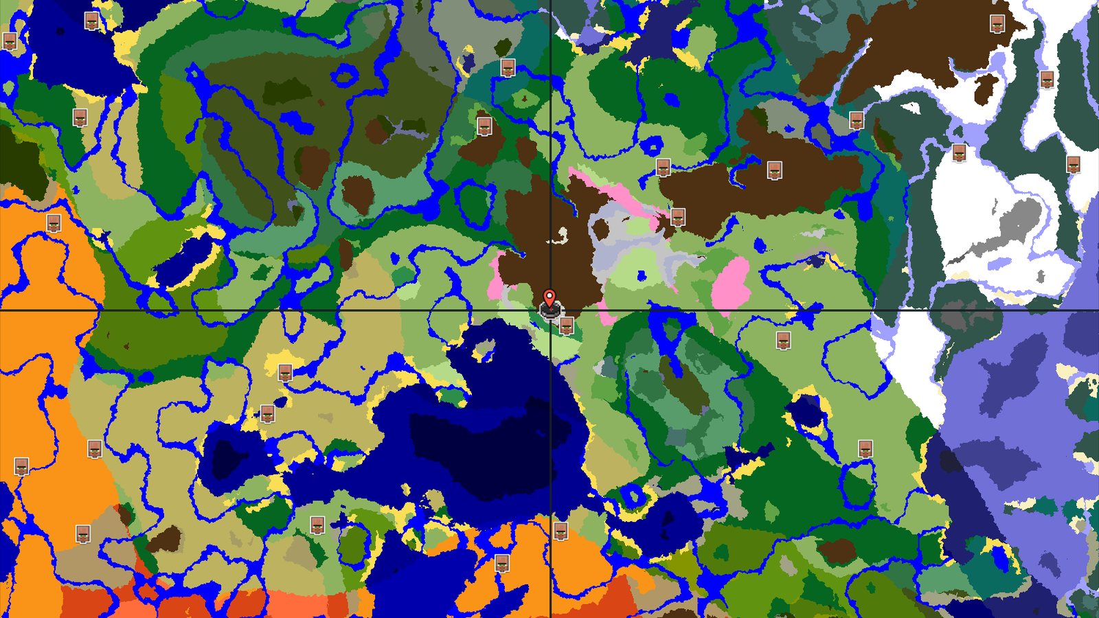 A Jagged Peaks Spawn with Nearby Cherry Groves — Minecraft seed preview