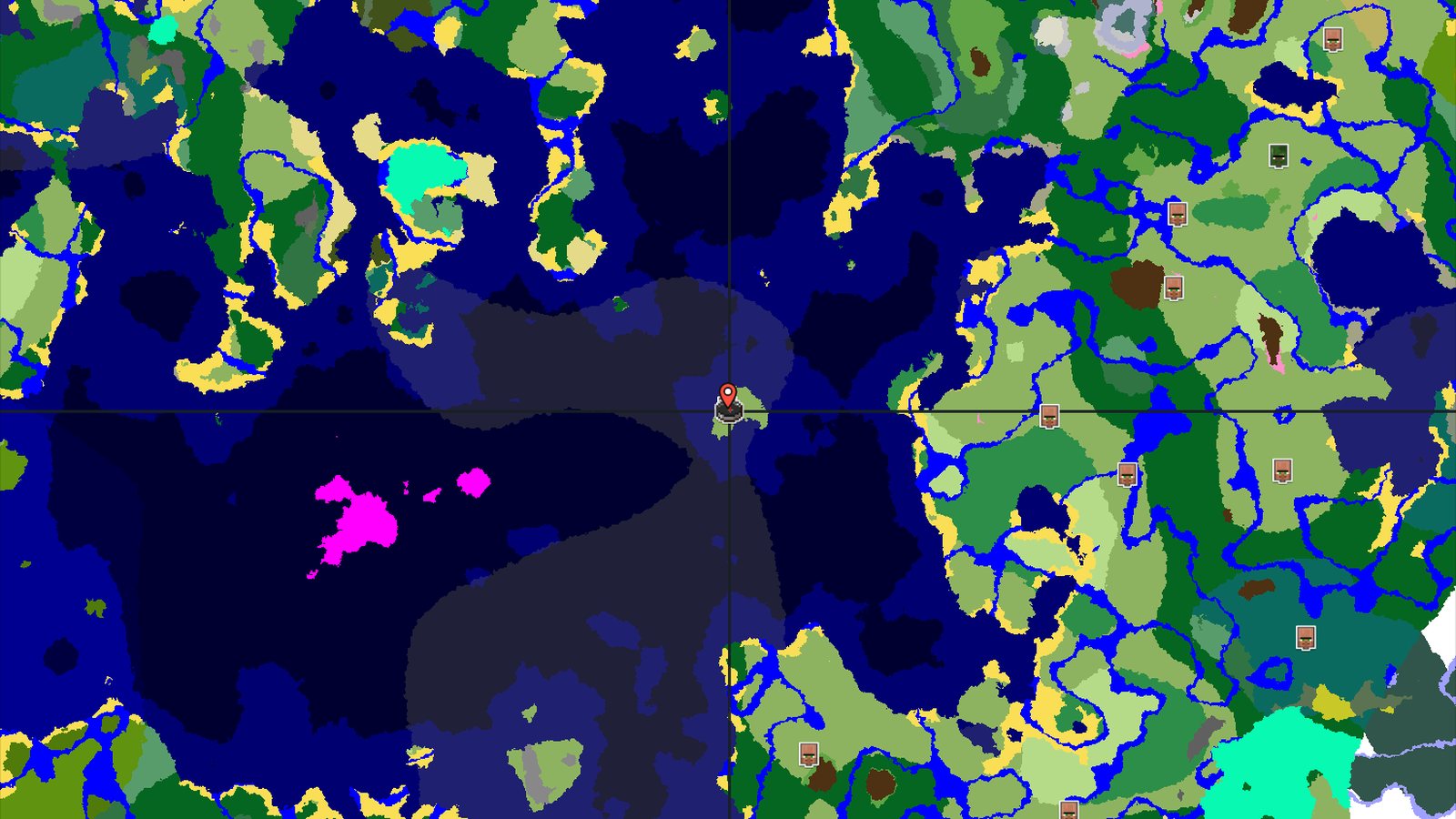Island Start with Nearby Village and Trial Chambers — Minecraft seed preview