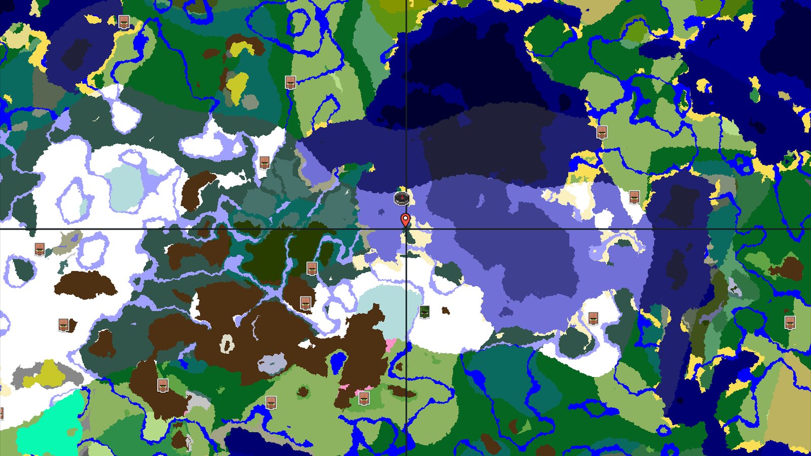 Spawn in a Snowy Taiga with Nearby Ancient City — Minecraft seed preview