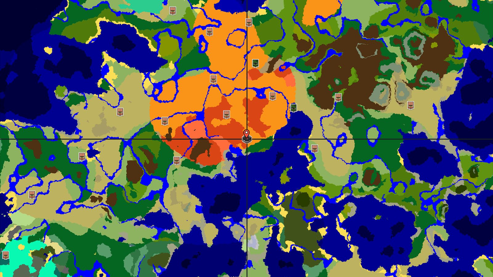 Desert Spawn with Nearby Badlands and Jungles — Minecraft seed preview