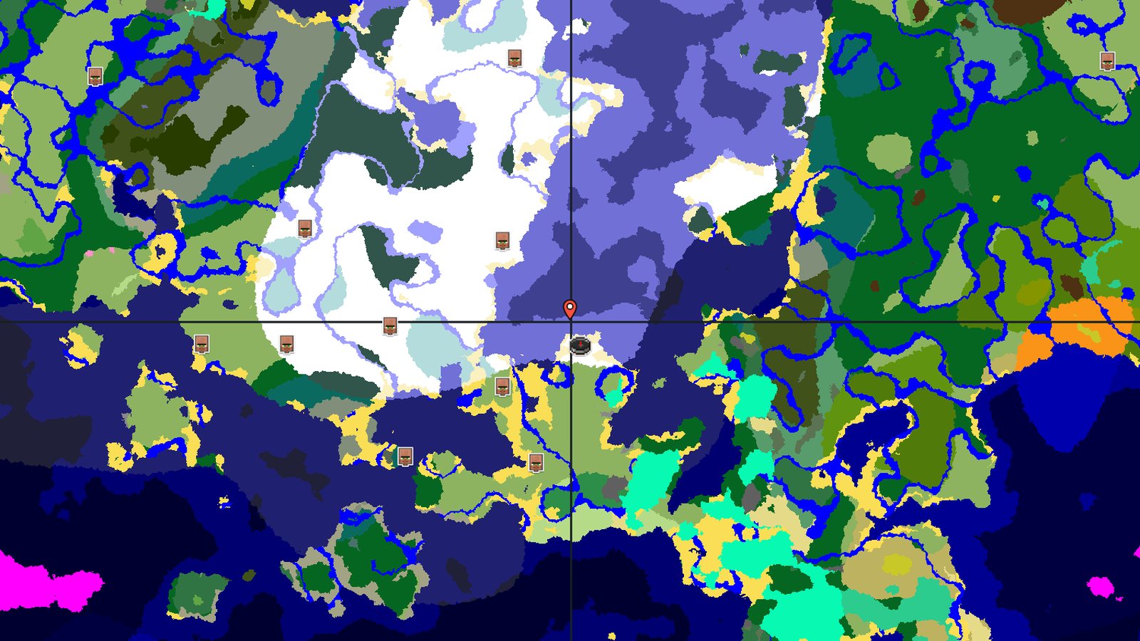 Trial Chambers in a Snowy Plains — Minecraft seed preview