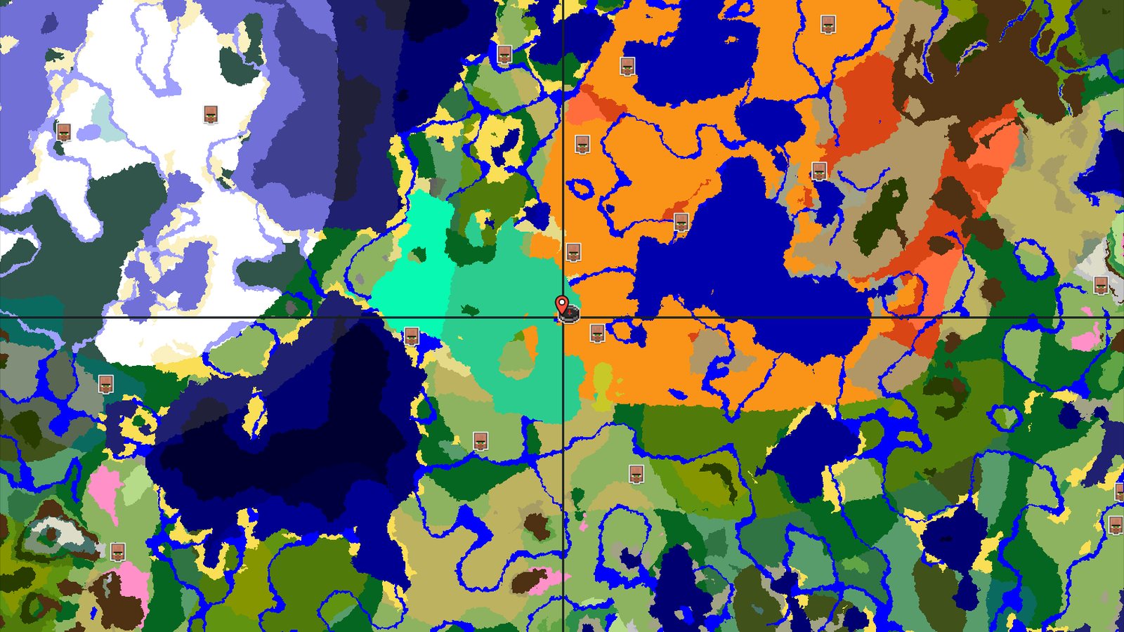 Desert Spawn with Nearby Mangrove Swamp and Village — Minecraft seed preview