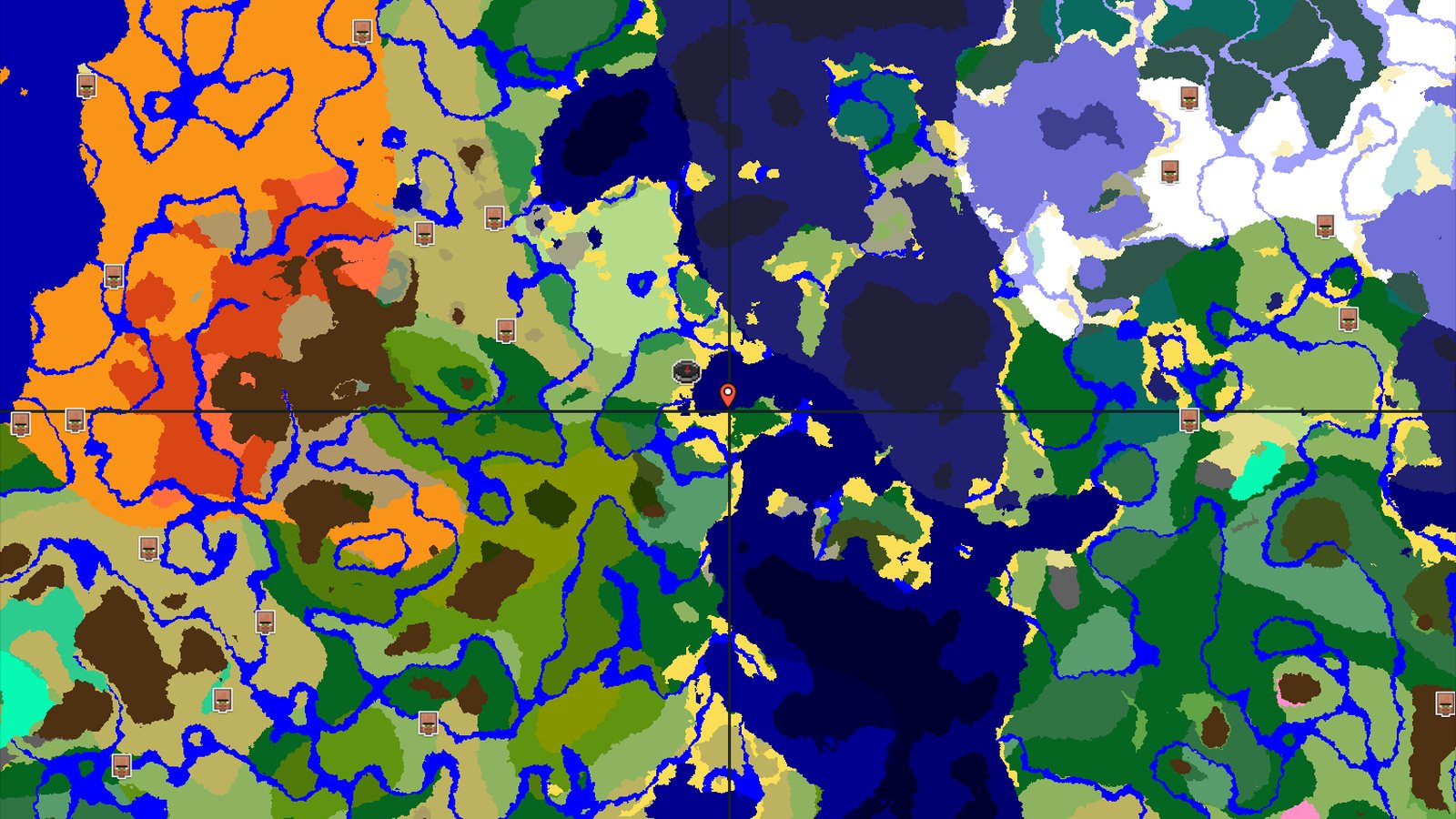 Flower Forest and Stronghold Near Plains Spawn — Minecraft seed preview