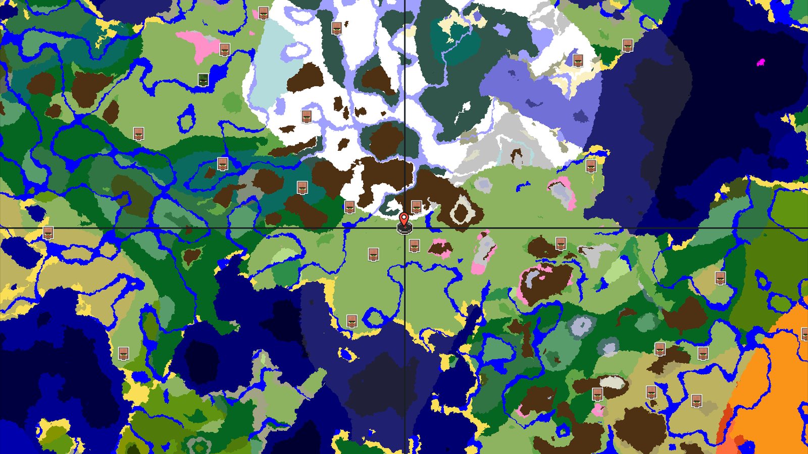 Ancient City and Cherry Grove Near Spawn — Minecraft seed preview