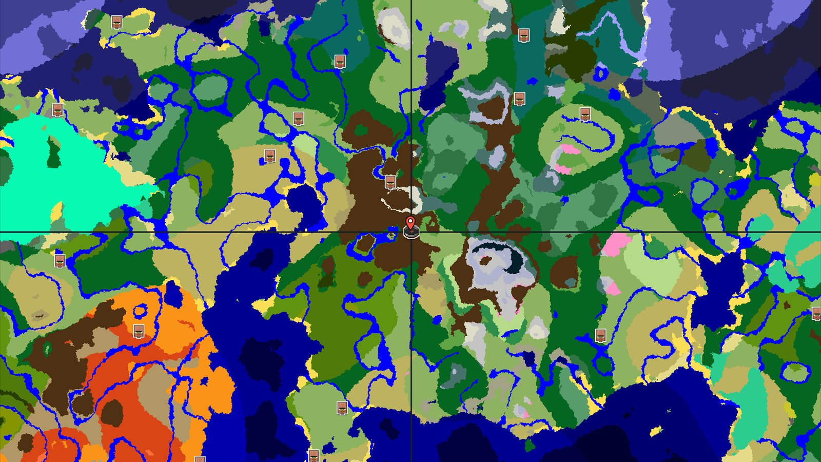 Spawn in a Meadow, explore mountains and jungles nearby — Minecraft seed preview