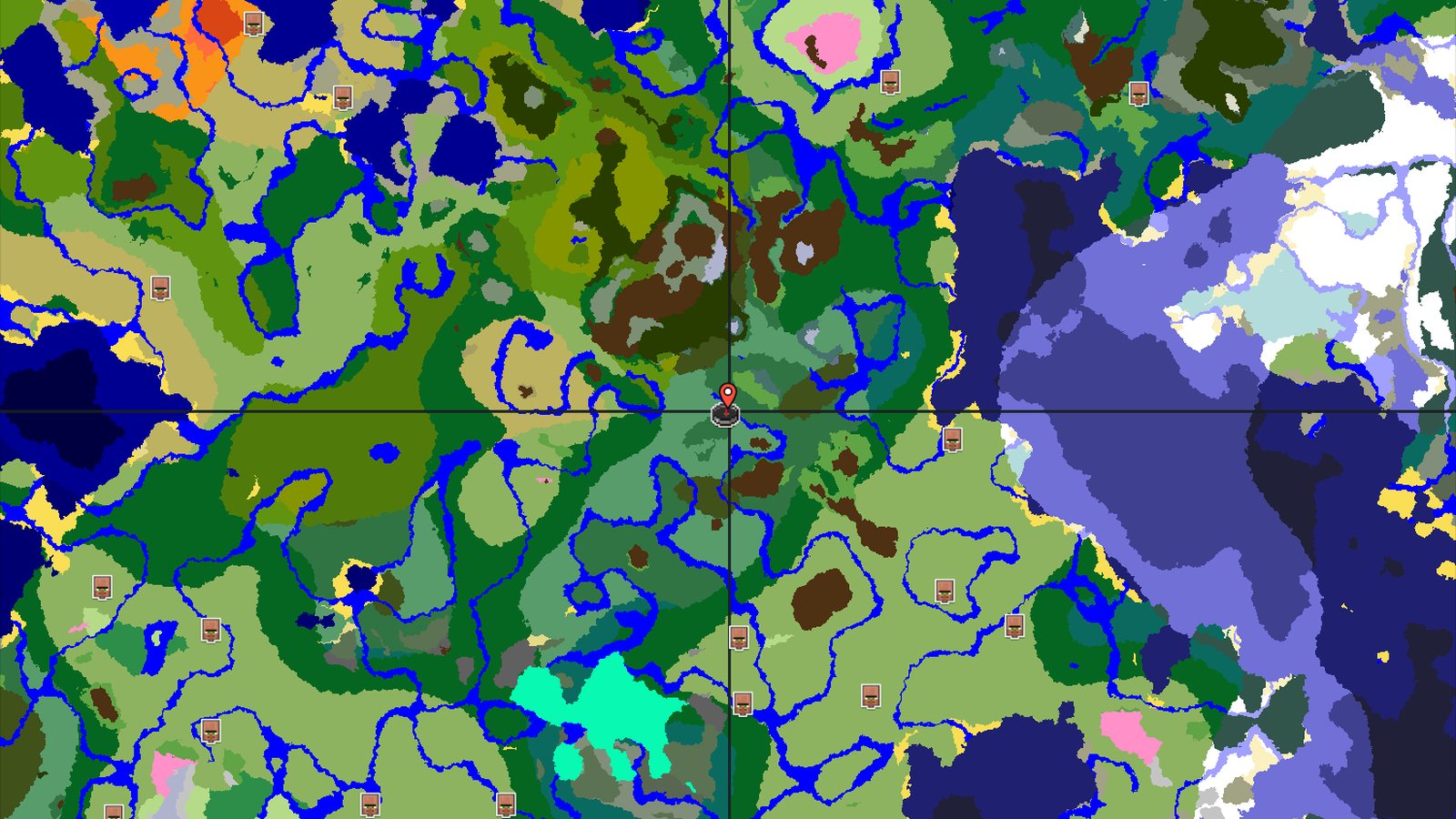 Close Trial Chambers in a Varied Forest World — Minecraft seed preview