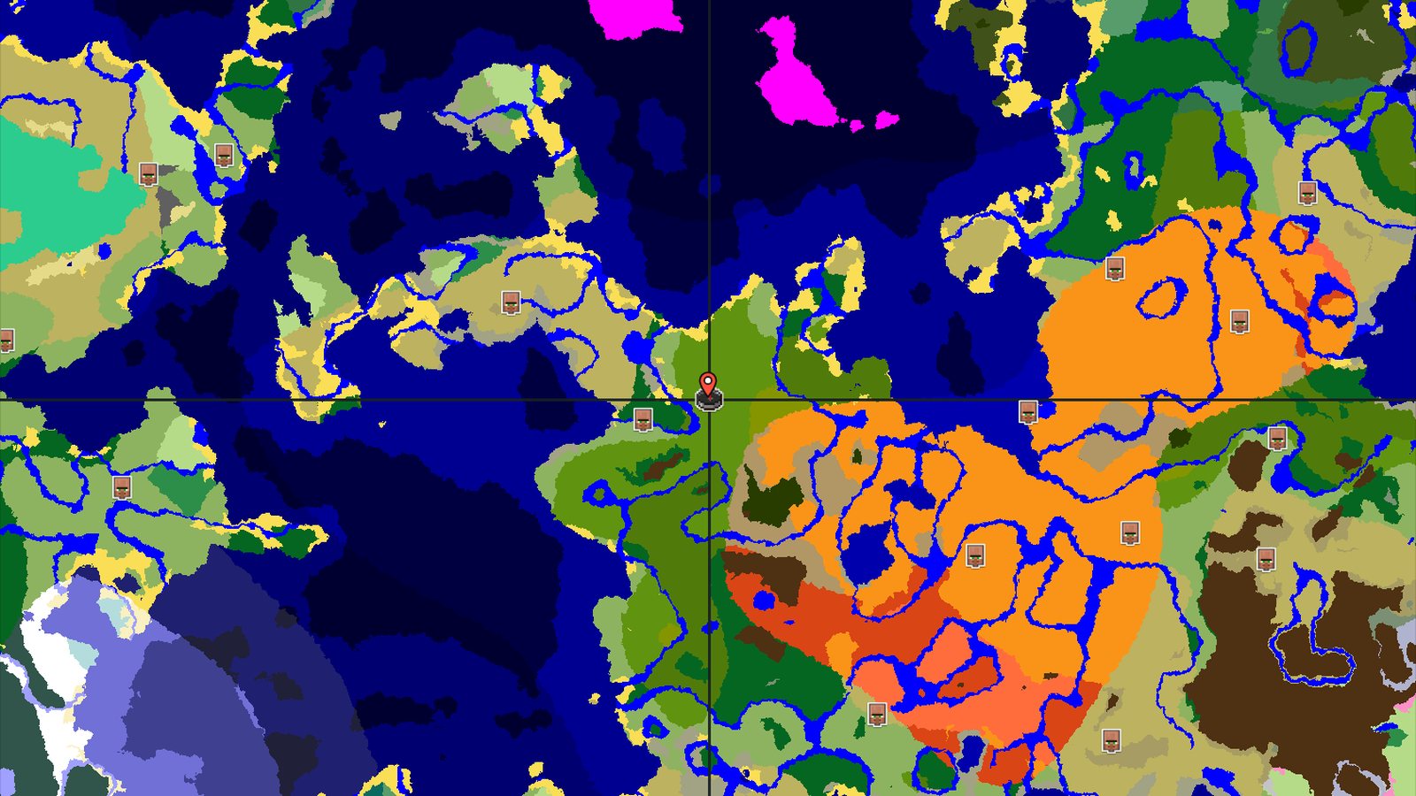 Sparse Jungle Spawn With Nearby Bamboo — Minecraft seed preview